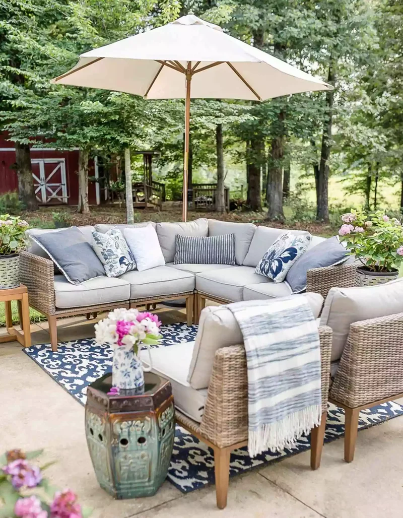 36 Creative DIY Patio Ideas to Upgrade Your Backyard 8 Assemble an Outdoor Living Room