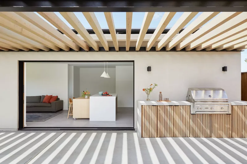 20 Stunning Modern Pergola Designs to Shade Your Backyard 14 Attached Pergola