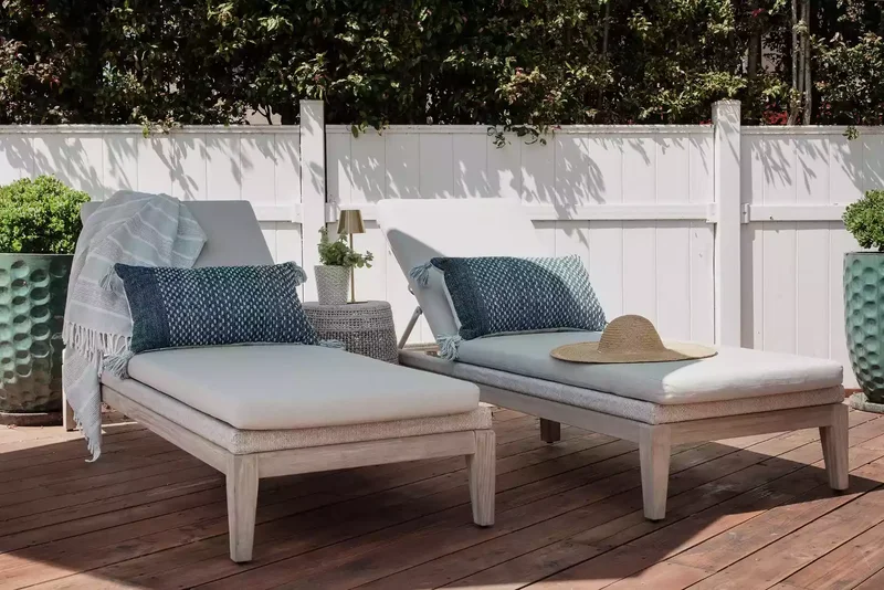 Backyard Deck Lounge Area