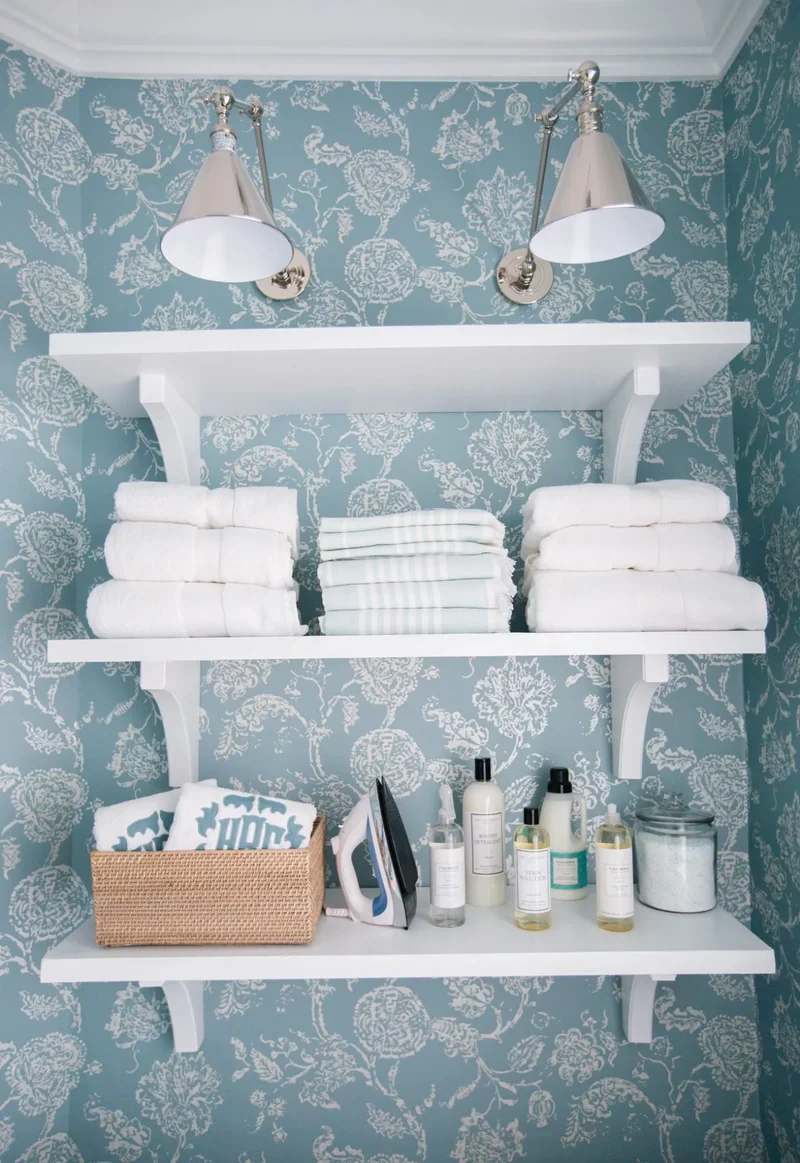 28 Smart Bathroom Towel Storage Solutions That Work 7 Balanced Towel Display
