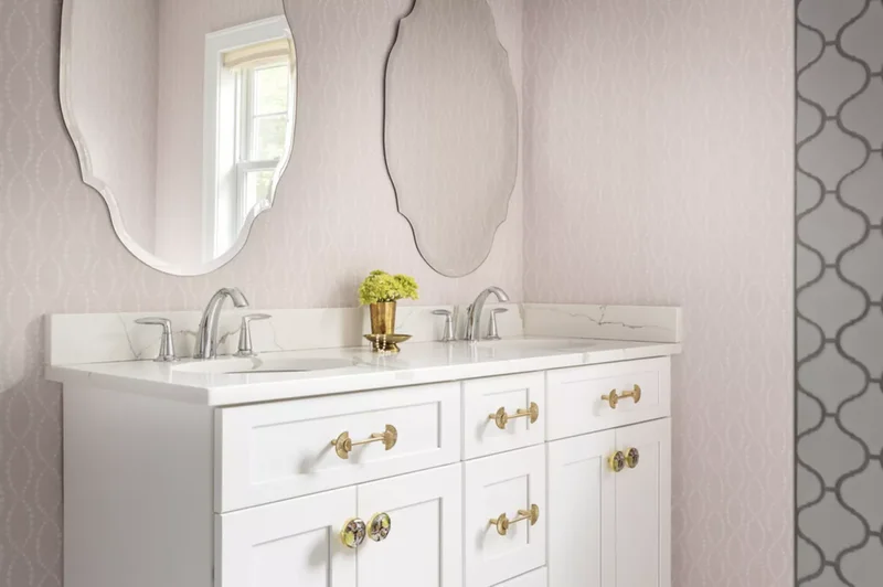42 Vibrant Bathroom Color Ideas for Small Space Styling 8 Ballet Slipper Pink