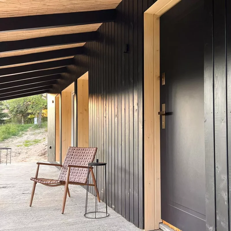 Bamboo and Wood Porch