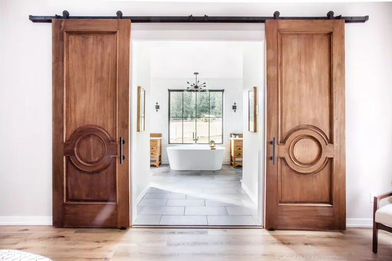 102 Beautiful Bathroom Design Ideas You'll Love to Recreate 86 Barn Doors