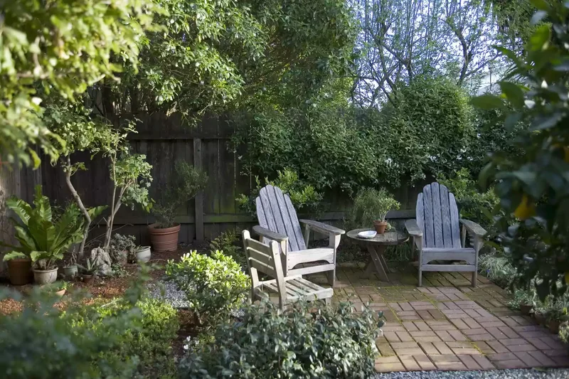 Basketweave Brick Patio