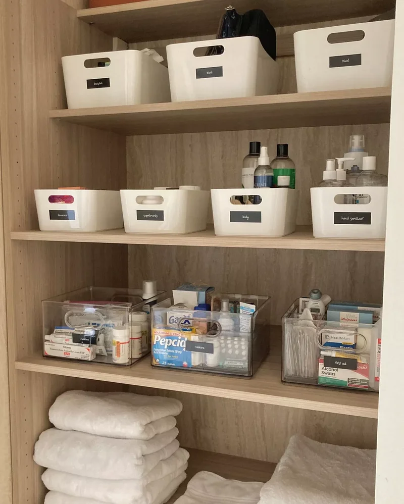 24 Smart Ways to Organize Your Bathroom Closet Beautifully 7 Be Intentional