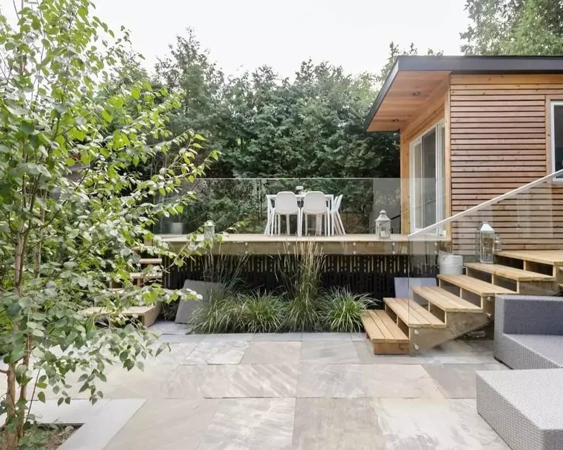 Beige Marble Stone Patio