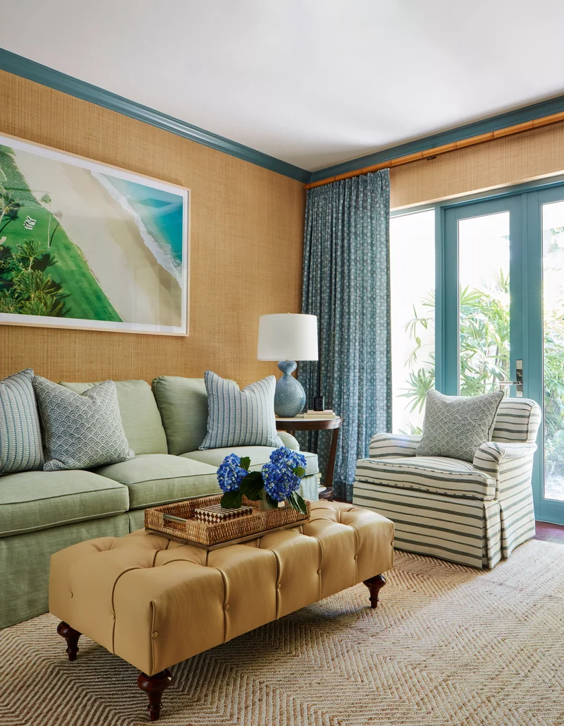 33 Stylish Ottoman Decorating Ideas for Your Living Room 13 Bench-Style Ottoman