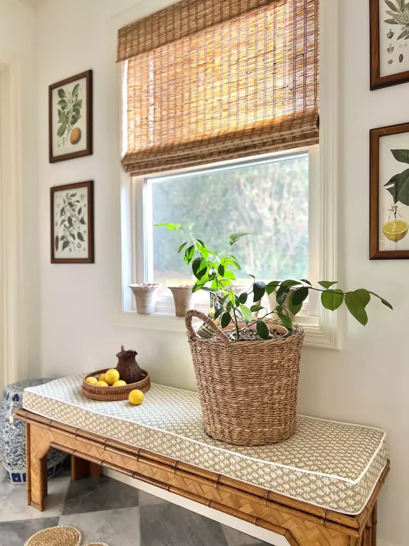 28 Beautiful Entryway Bench Ideas That Welcome Your Guests 25 Bench With an Upholstered Cushion