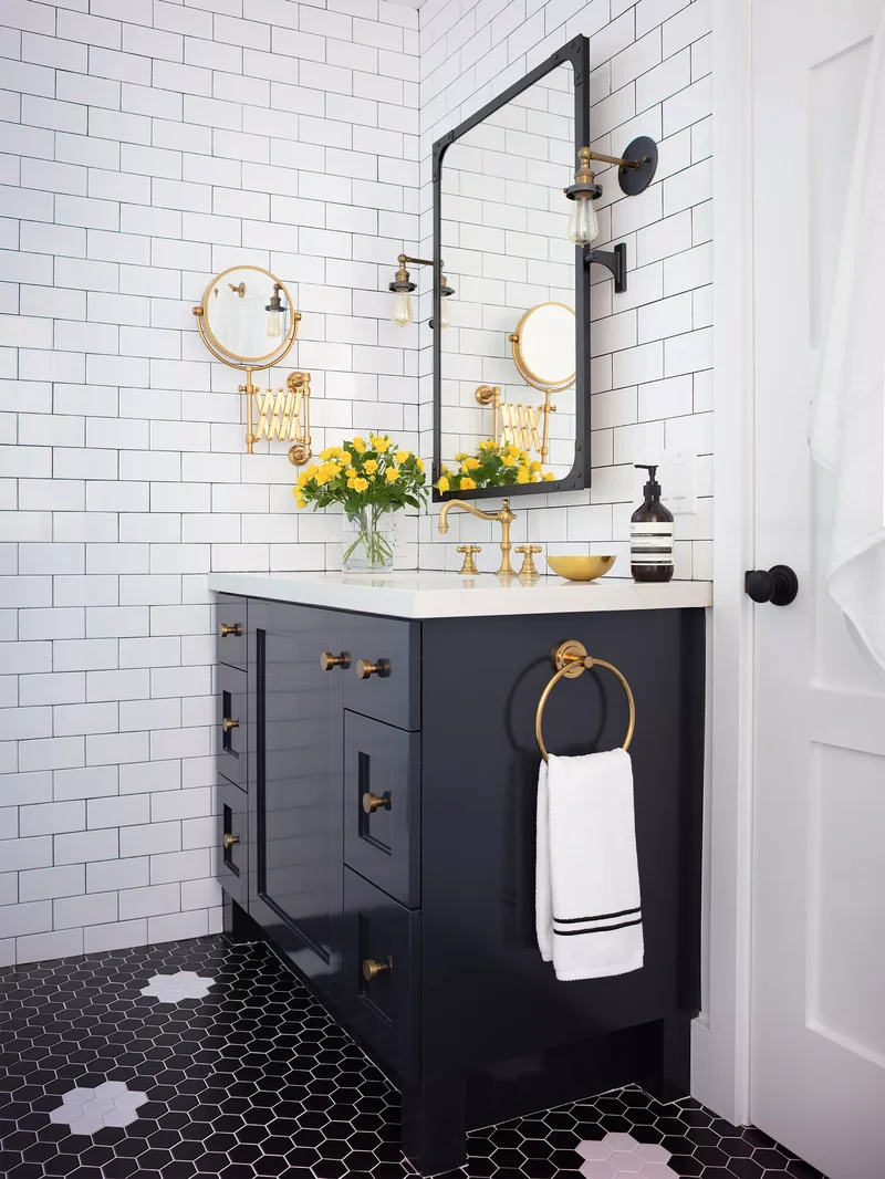 30 Stunning Black Home Decor Ideas Designer Experts Love 14 Black Bathroom Tile
