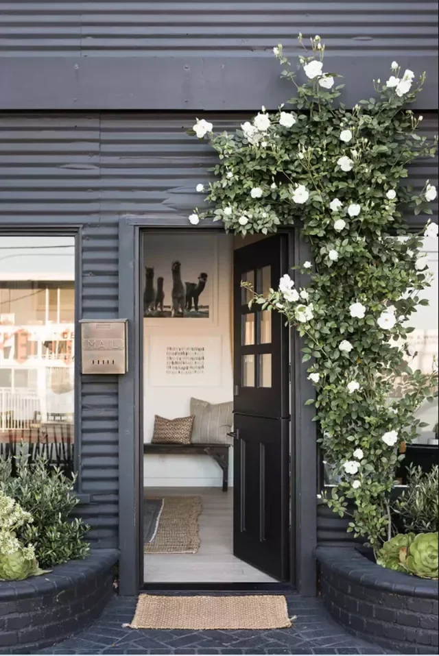 15 Brick Edging Ideas for Stylish Garden Flower Borders 9 Black Brick