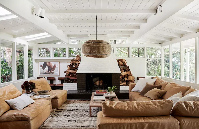 42 White Brick Fireplace Ideas to Modernize Your Living Space 31 Black and White Brick