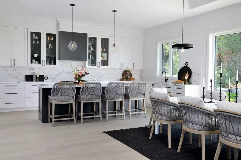 Black and White Cabinets