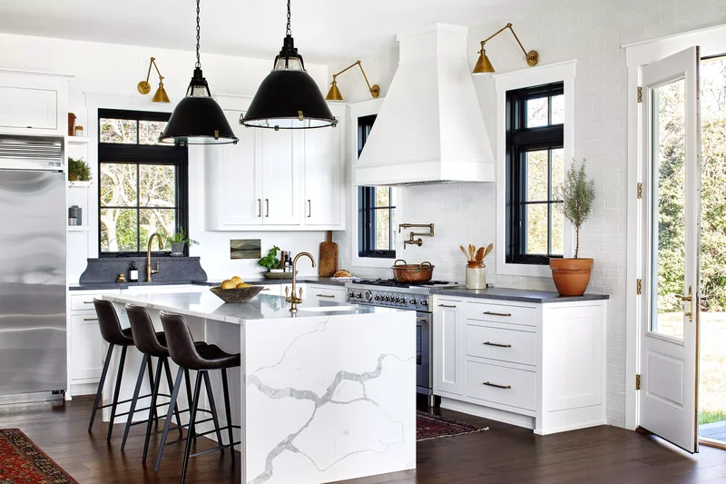 30 Stunning Black Home Decor Ideas Designer Experts Love 23 Black and White Kitchen