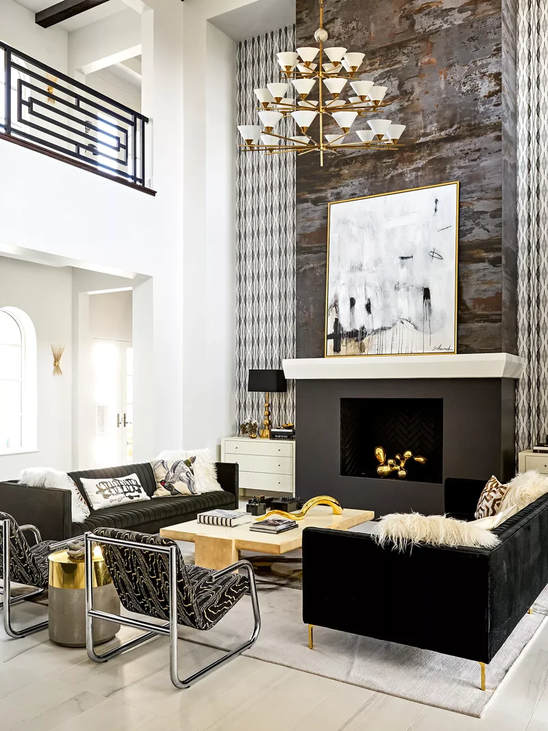 30 Stunning Black Home Decor Ideas Designer Experts Love 5 Black and White Living Room