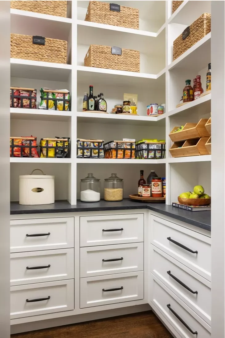 Black and White Snack Storage