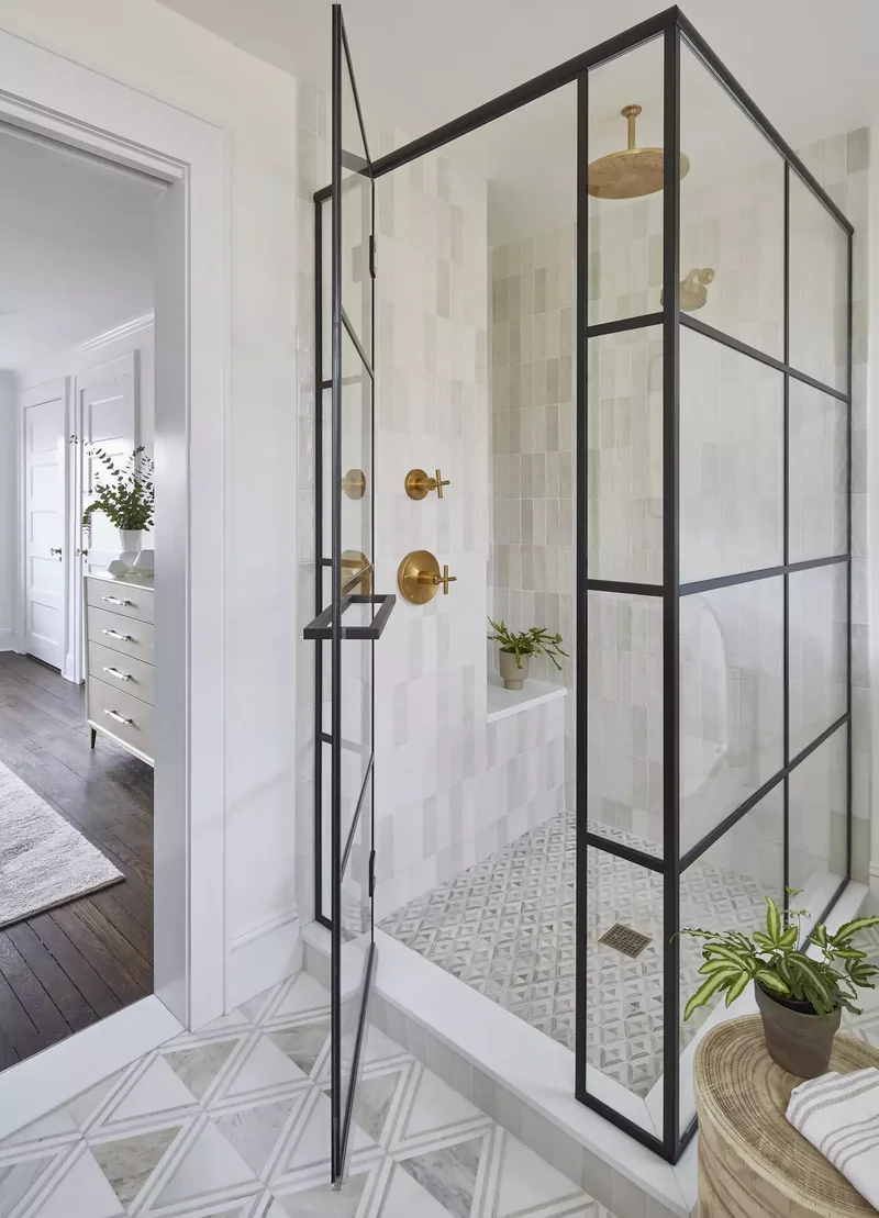 18 Beige Bathroom Designs Every Minimalist Will Adore 8 Blend Different Tiles