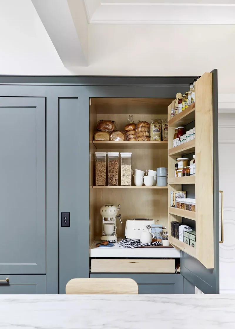 Blend a Pantry and Appliance Garage