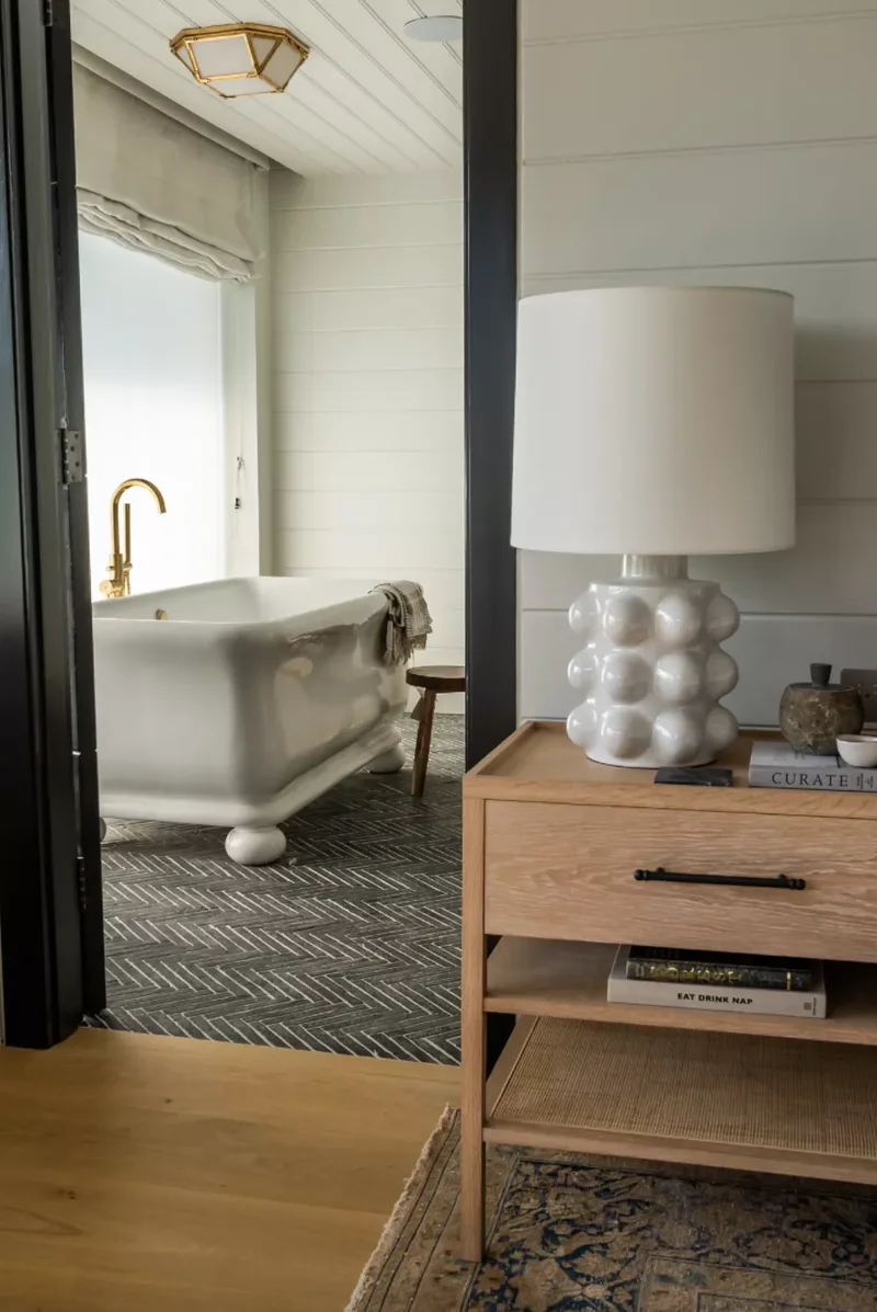 20 Beautiful Beadboard Bathroom Ideas for Every Style 13 Blend a Variety of Paneling Types