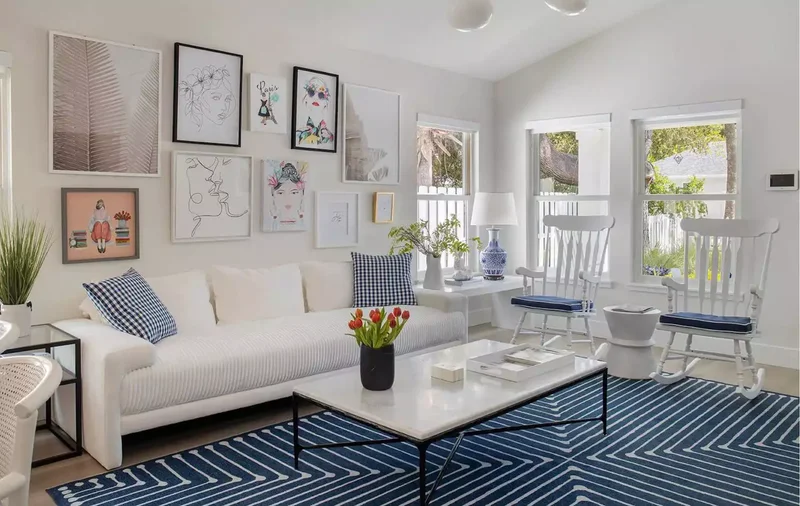 Blue Patterned Textiles