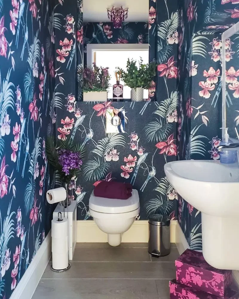 42 Beautiful Purple Bathroom Designs From Soft to Bold 18 Blue and Purple Theme
