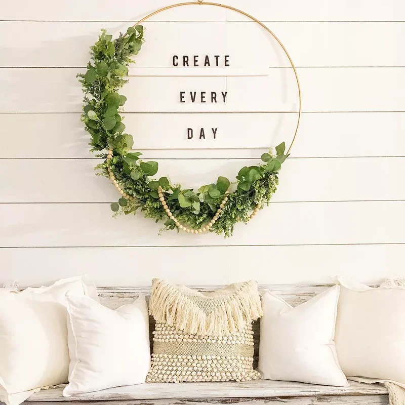 Boho-Style Letter Board