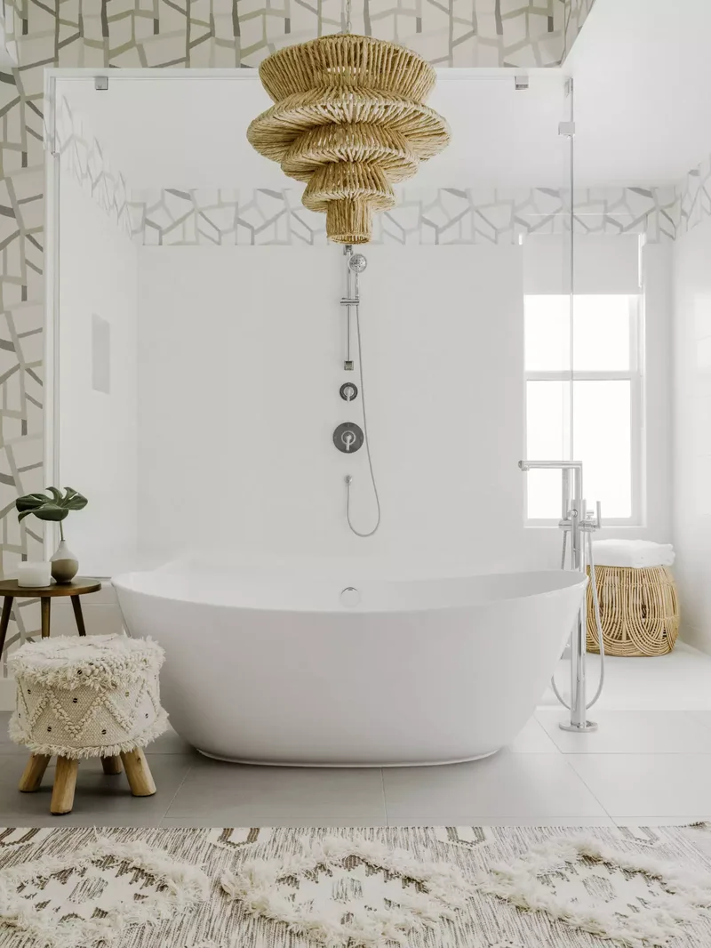 Light Your Bathroom Like a Pro With These Expert Tips 9 Boho-Style Pendant