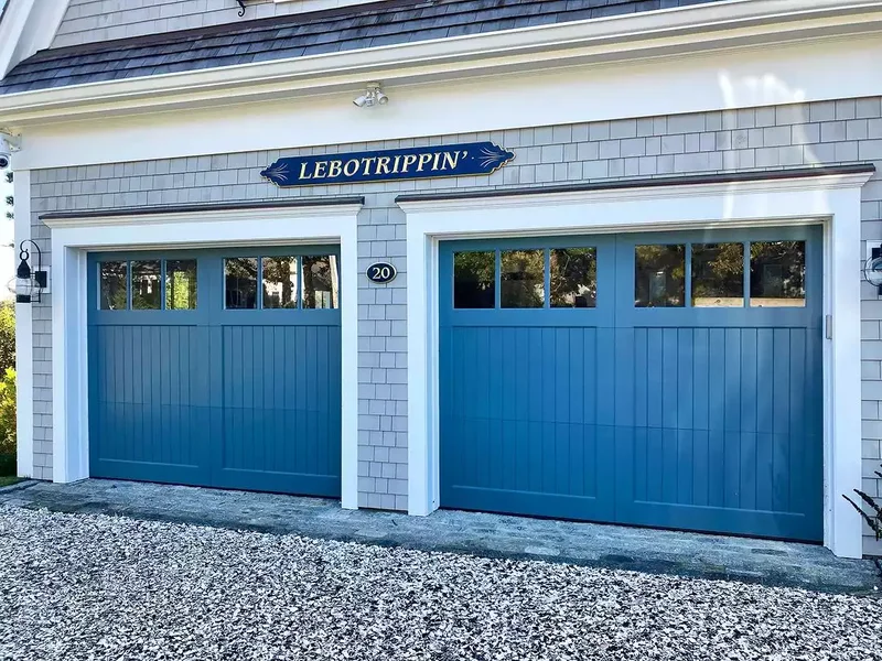 52 Stunning Garage Door Ideas to Boost Your Curb Appeal 12 Bold Blue Doors