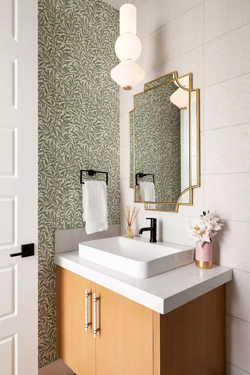 Botanical Wallpaper Accent
