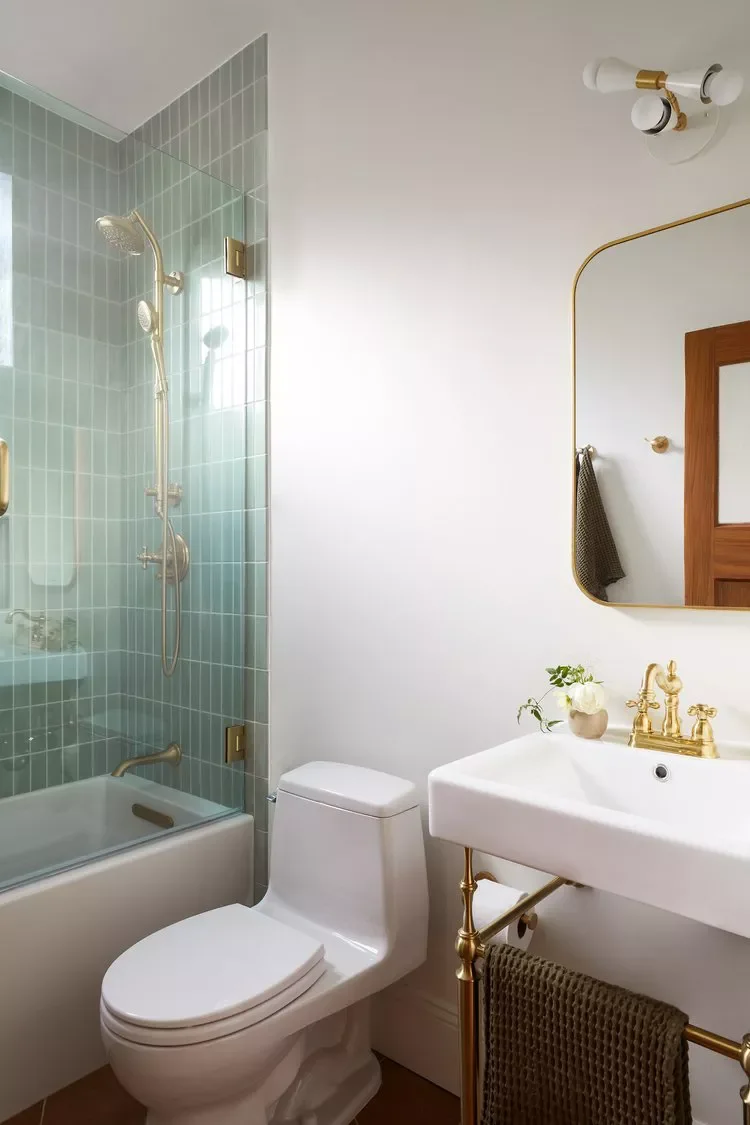 Brass Console Vanity