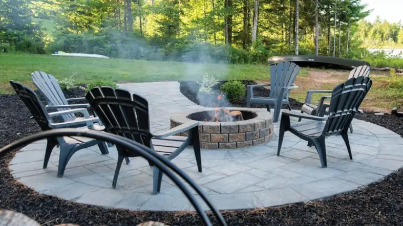 Brick Fire Pit Surface