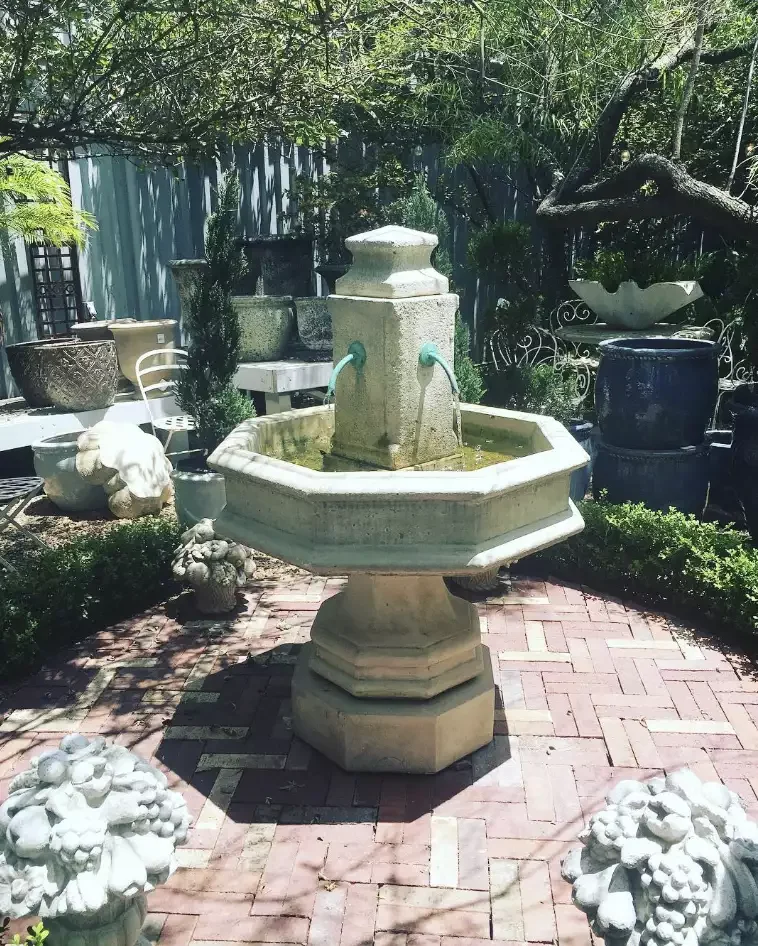 Brick Patio Fountain