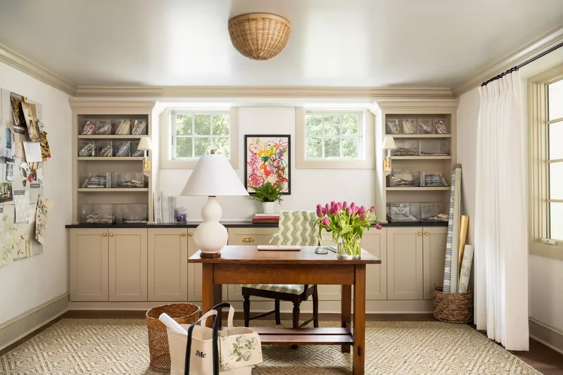 16 Basement Office Ideas to Boost Your Productivity 4 Brighten Up the Space