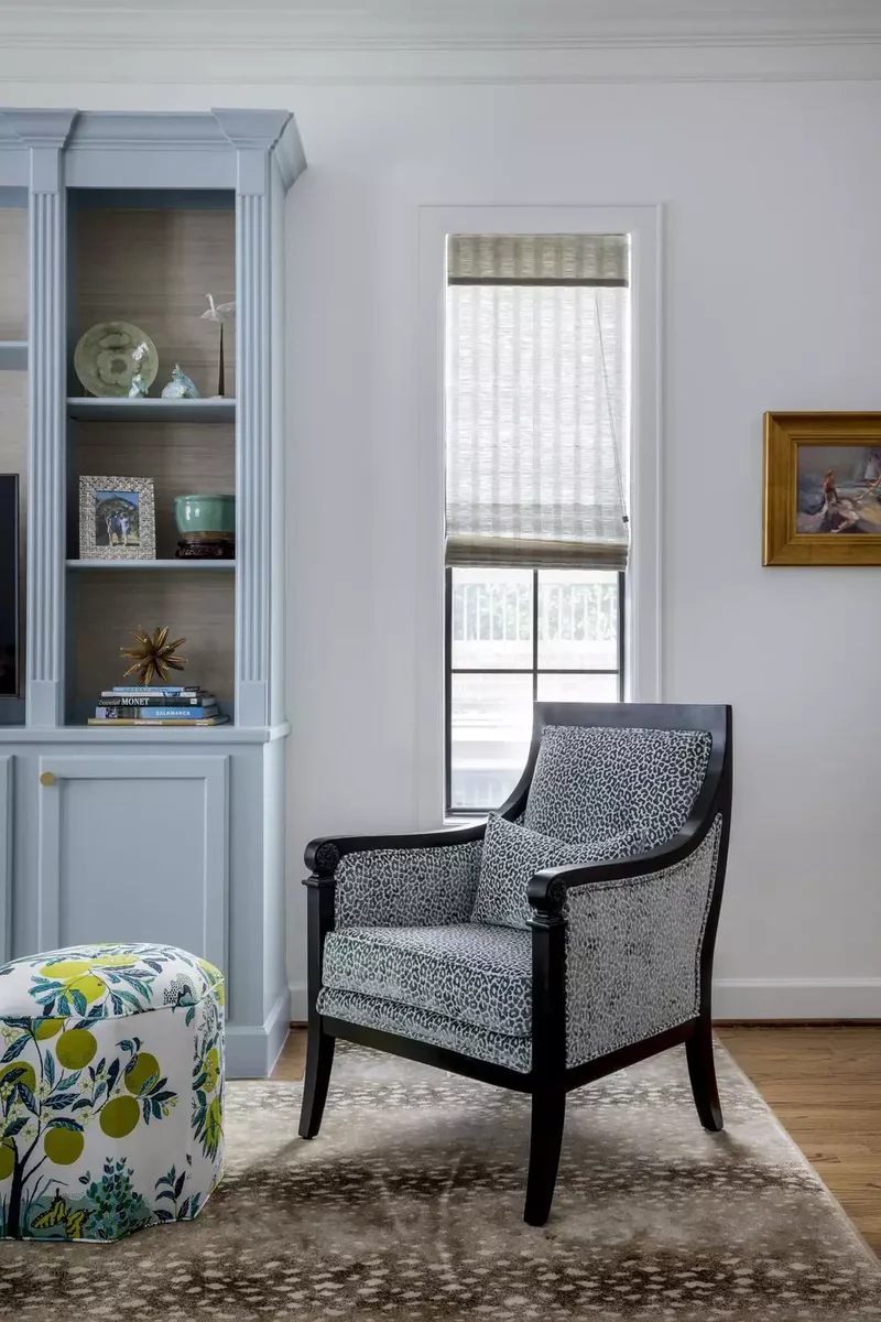 Bring in a Botanical Print Ottoman