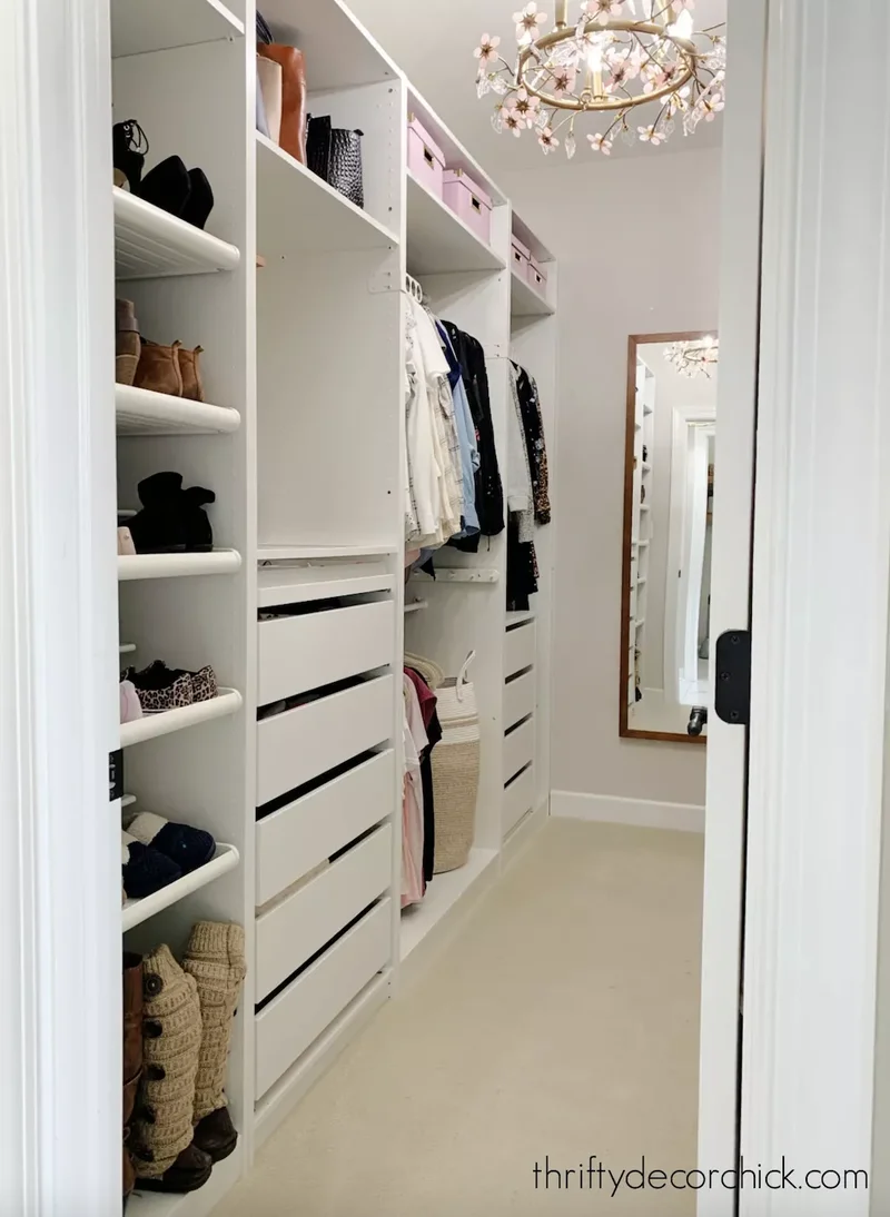 15 Closet Lighting Ideas to Illuminate Your Wardrobe Space 6 Bring in a Wow Factor