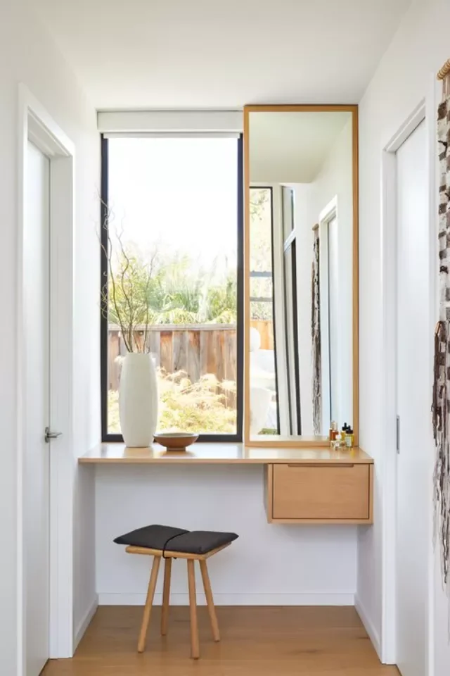 20 Makeup Vanity Ideas to Make Your Morning Routine Luxe 1 Bring in the Outdoors
