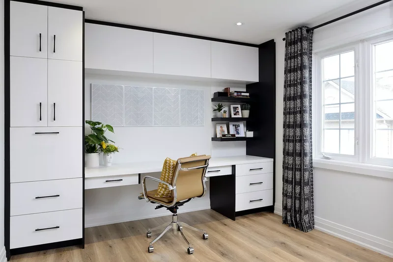 Build a Bedroom Office Wall