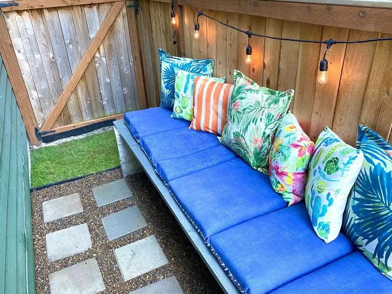 40 Budget-Friendly DIY Backyard Projects for Your Dream Oasis 6 Build a Bench for Guests