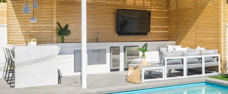 50 Beautiful Patio Cover Ideas for Every Budget Level 23 Build a Modern Pool Cabana