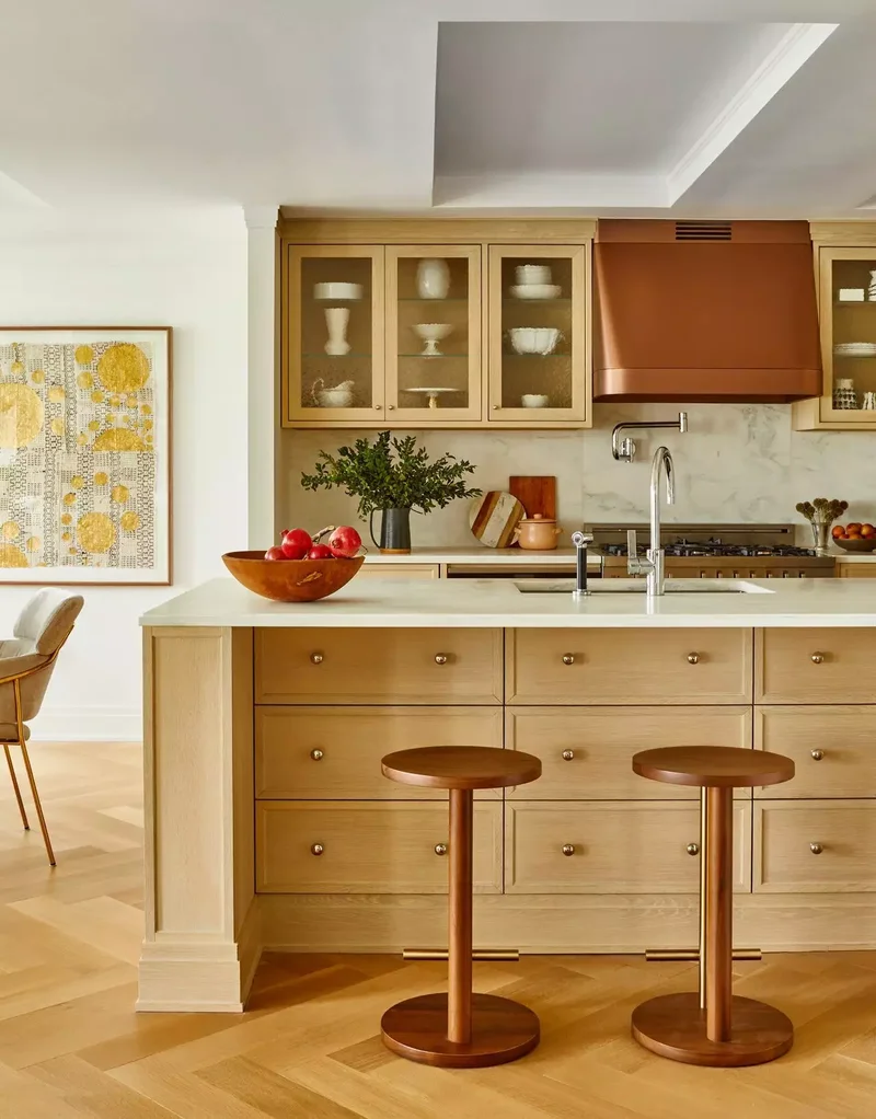 24 Beautiful Kitchen Island Storage Solutions You'll Love 3 Built-In Drawers