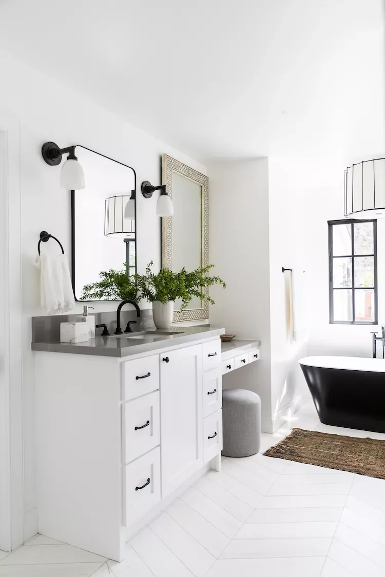 102 Beautiful Bathroom Design Ideas You'll Love to Recreate 81 Built-In Dressing Table
