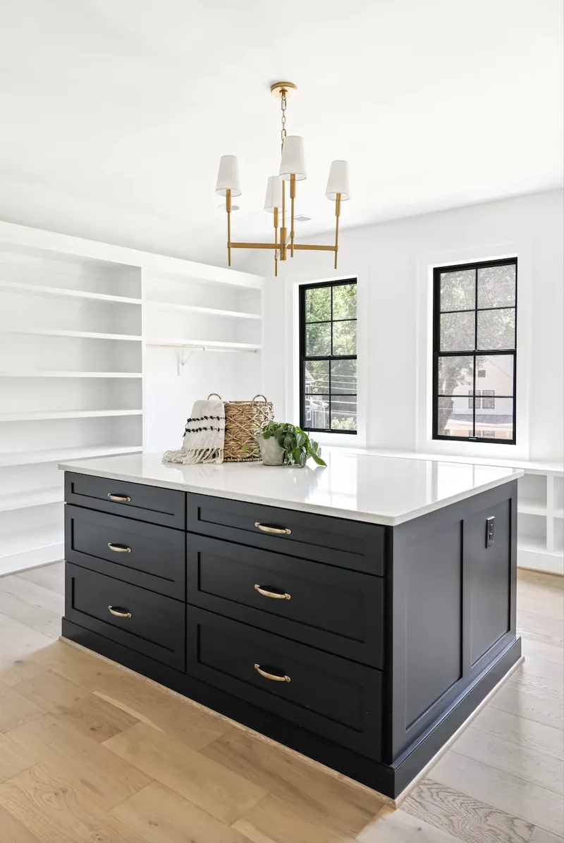 23 Closet Island Designs You'll Love Creating Yourself 15 Built-In Outlets
