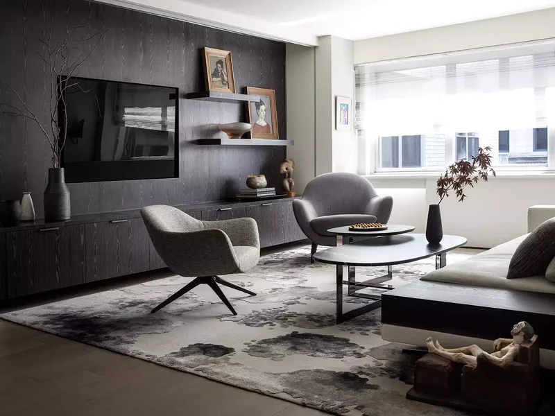 Contemporary Living Room Decorating Ideas That Stand the Test of Time 40 Built-In TV Niche