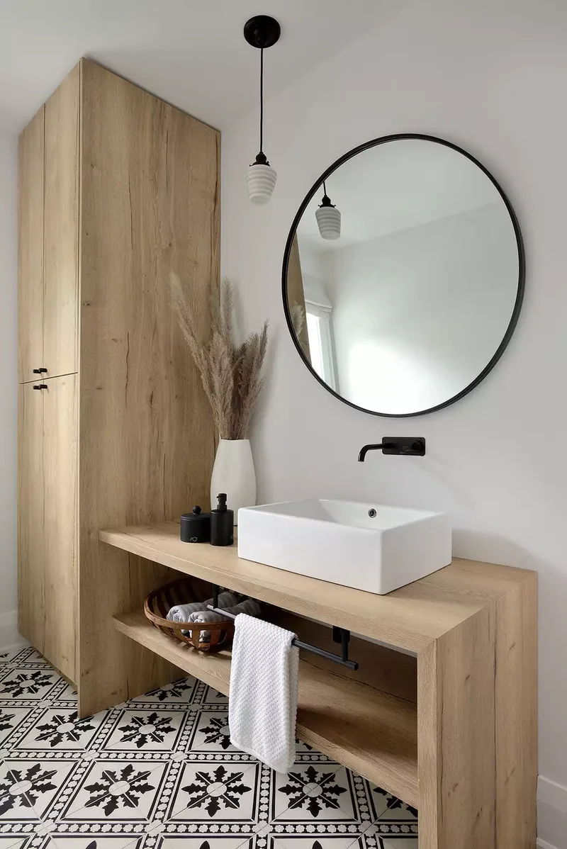 32 Half Bath Design Ideas to Inspire Bold Experimentation 27 Built-in Storage