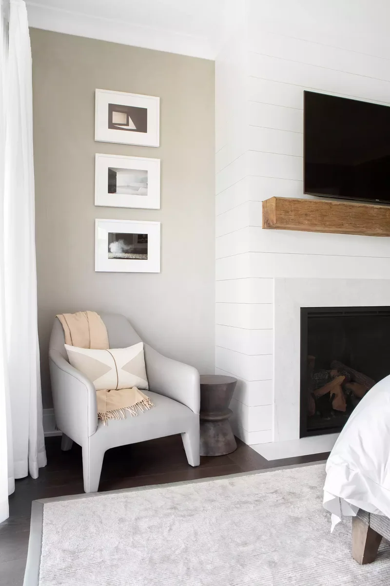 47 Shiplap Fireplace Designs for Every Style and Space 21 Bump-Out Shiplap Fireplace