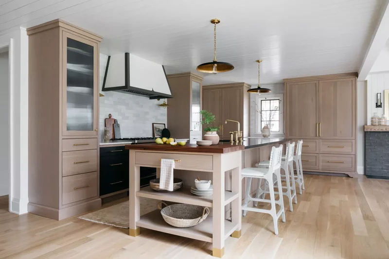 24 Beautiful Kitchen Island Storage Solutions You'll Love 20 Butcher Block Extension