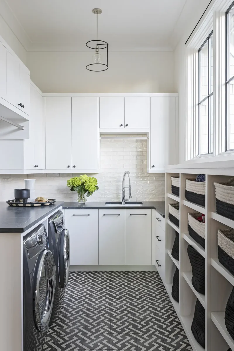 18 Smart Laundry Shelving Ideas to Maximize Small Spaces 16 Carve Out Space for Cubbies