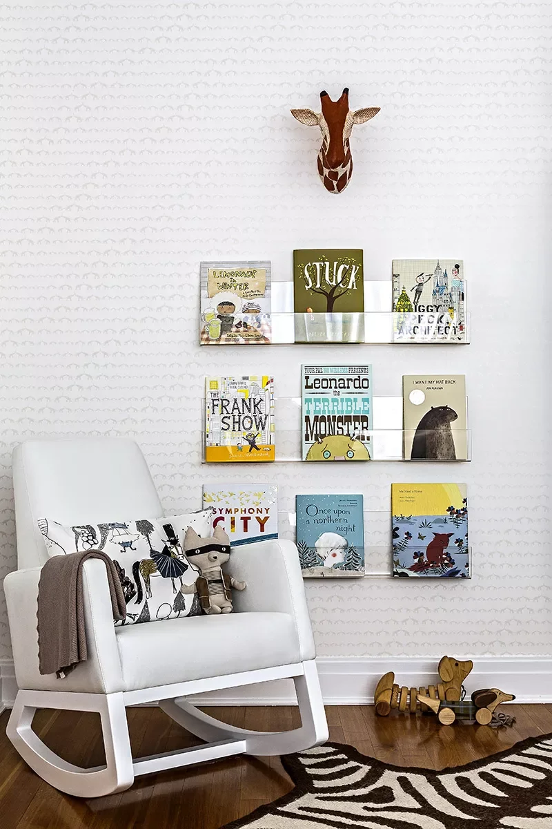 43 Nursery Design Ideas for a Charming Baby Room Space 28 Carve Out a Reading Nook