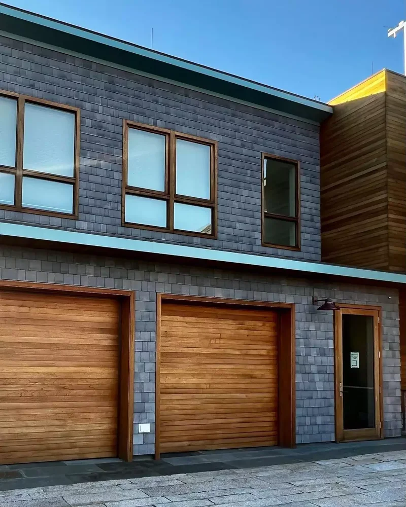 52 Stunning Garage Door Ideas to Boost Your Curb Appeal 39 Cedar Plank Garage Doors