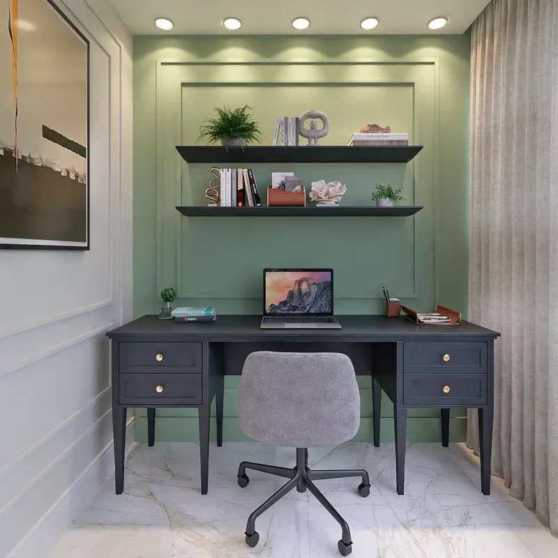 30 Home Office Shelving Solutions for Your Workspace 29 Center Shelves Perfectly