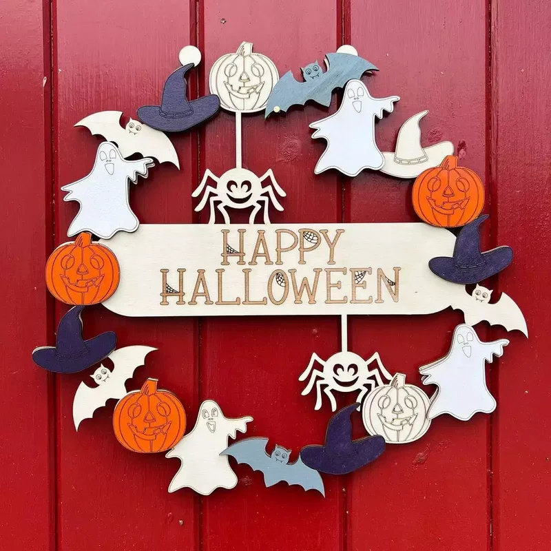 45 Halloween Wreath Ideas to Craft Before October Arrives 29 Character-Filled Halloween Wreath